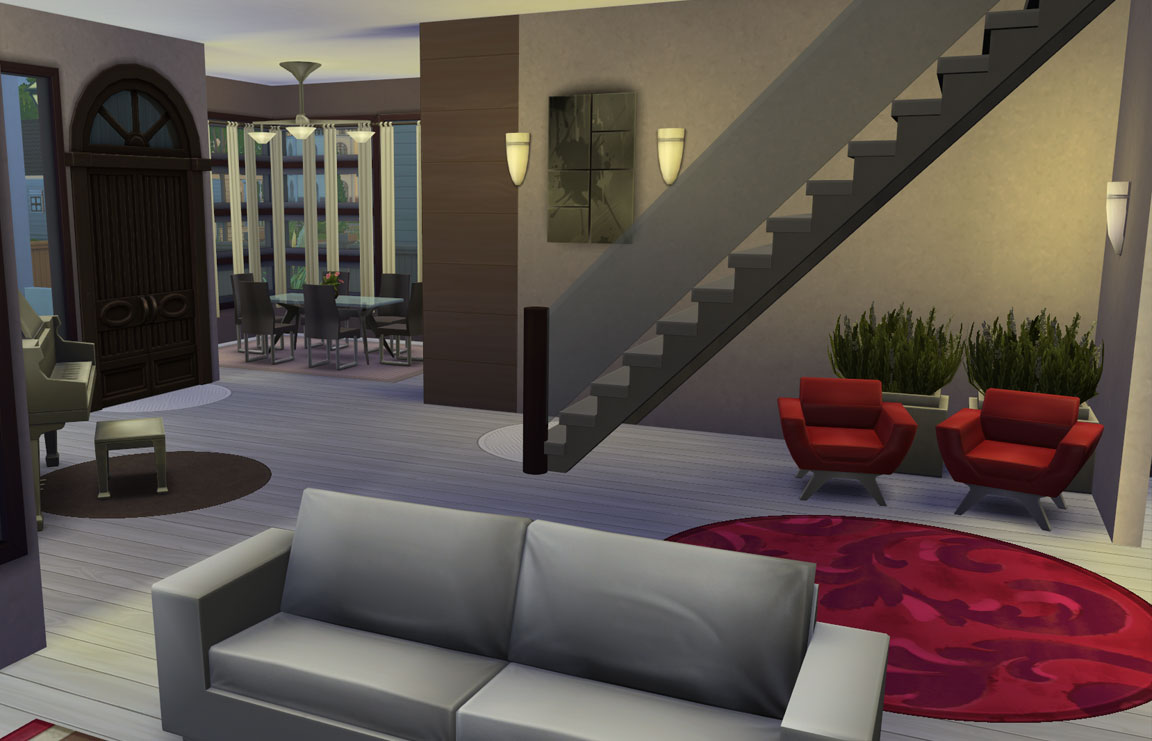 Sims 4 Modern House Interior Modern House