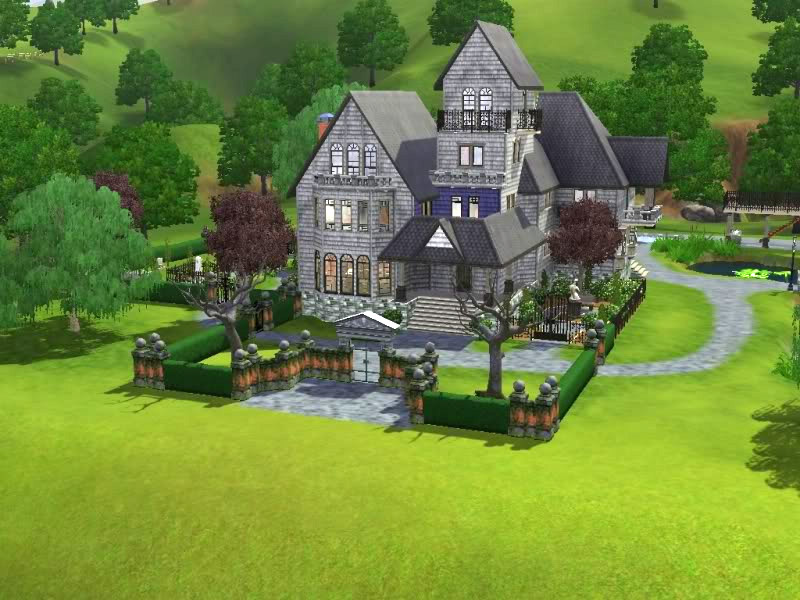 The Sims 4 Building Challenge Goths Manor Sims Online