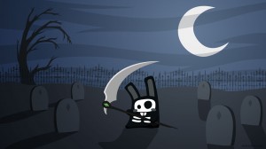 The Sims 4 Grim Bunny Wallpaper