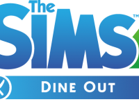 The Sims 4 Dine Out Logo