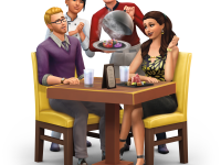 The Sims 4 Dine Out Render