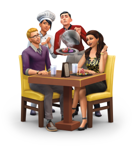 The Sims 4 Dine Out Render - Sims Online