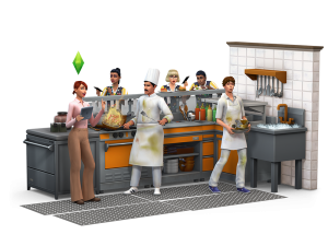 The Sims 4 Dine Out Render