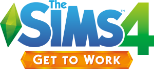 The Sims 4 Get To Work Logo