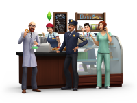 The Sims 4 Get To Work Render