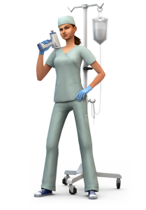 The Sims 4 Get To Work Render