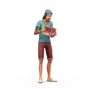 The Sims 4 Get To Work Render