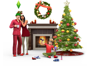 The Sims 4 Holiday Celebration Pack Render