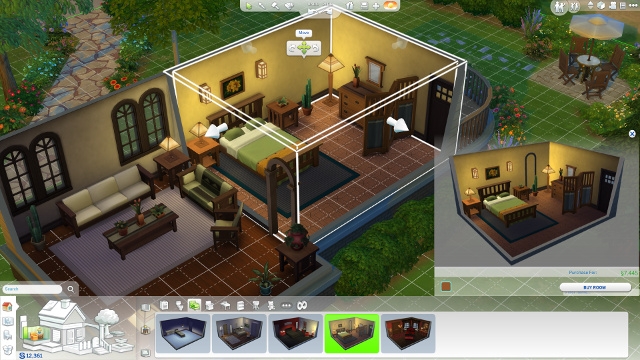 sims build a house