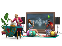 The Sims 4 Movie Hangout Stuff Render