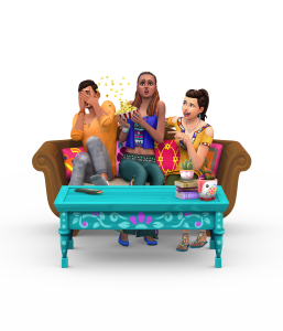 The Sims 4 Movie Hangout Stuff Render