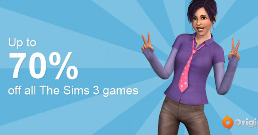 Origin Sale The Sims 3 games
