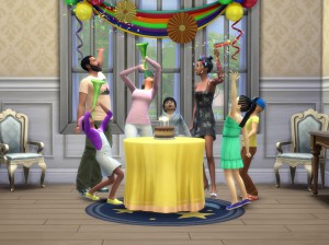 The Sims 4 Throwing Birthday Party