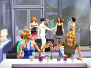 The Sims 4 Throwing House Party