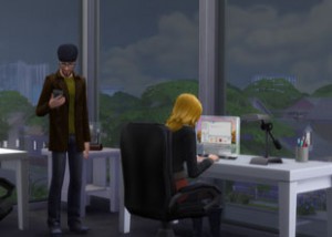 the sims 4 freelance writer