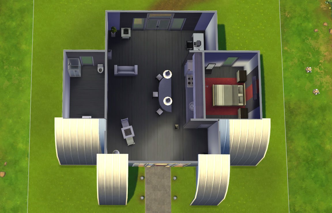The Sims 4 Astronaut Starter Floorplan