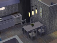 The Sims 4 Modern Starter Willows - Kitchen