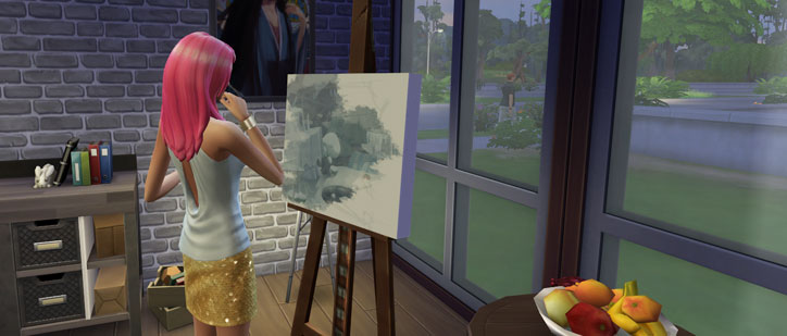 Painting Skill Guide Gallery - The Sims 4