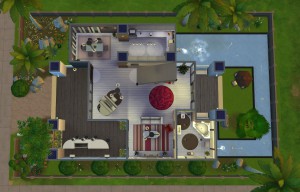Modern Charm Floorplan first floor