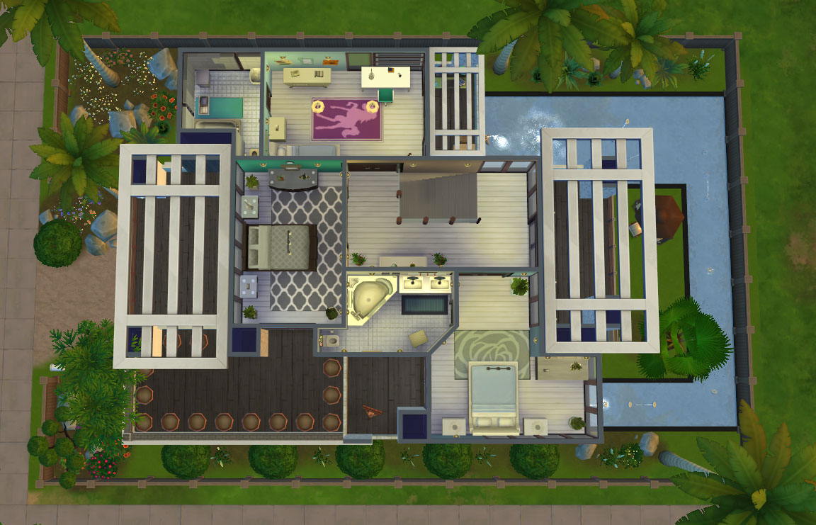 sims 4 8 bedroom house download