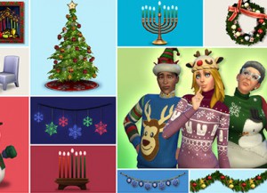 Free Christmas pack for The Sims 4