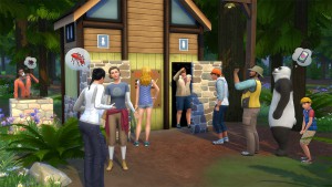 The Sims 4 Outdoor Retreat Outhouse