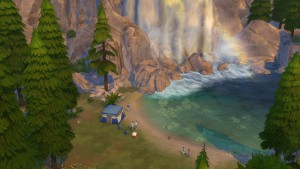 The Sims 4 Outdoor Retreat Waterfall