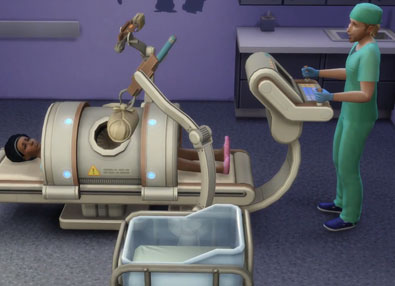 sims 4 get to work hospital