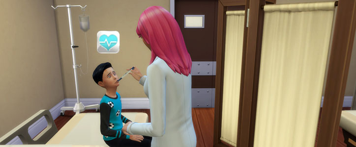 the sims 4 get to work doctor