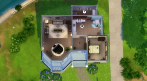 The Sims 4 Victorian Starter Floorplan