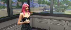 Drinking Tea in The Sims 4