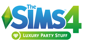 The Sims 4 Luxury Party Stuff Pack Logo