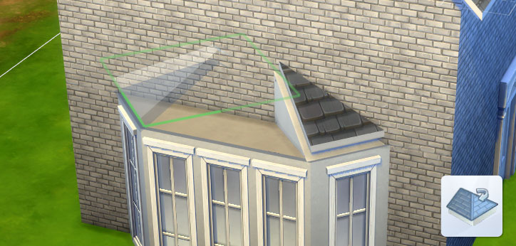 Octagonal Roof in The Sims 4