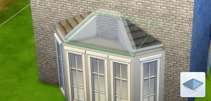 Octagonal Roof in The Sims 4