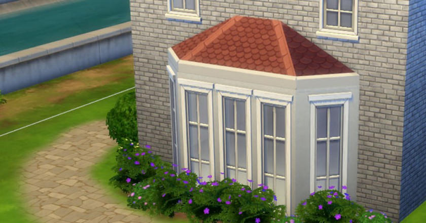 Octagonal Roof in The Sims 4