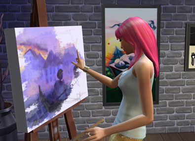 Painter Career Sims 4