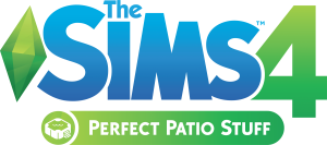 The Sims 4 Perfect Patio Stuff Pack Official logo