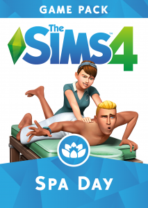 The Sims 4 Spa Day Official Boxart