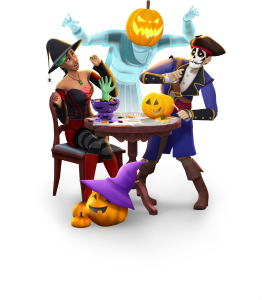 The Sims 4 Spooky Stuff Boxart Render