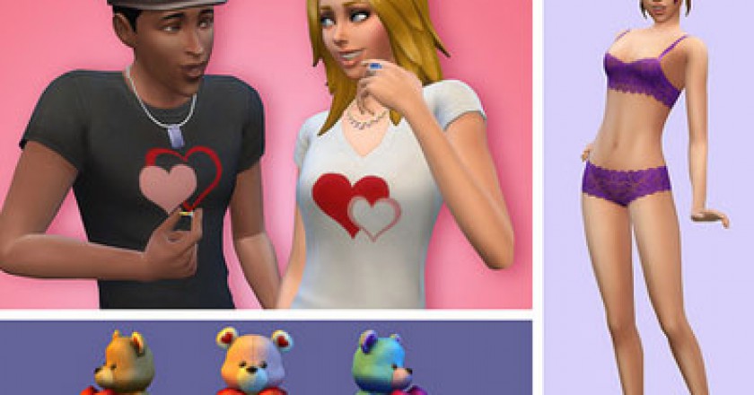 The Sims 4 Valentine's Day content