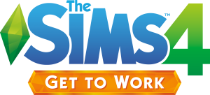 The Sims 4 Get To Work Official Logo