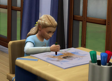 The Sims 4 Creativity Skill Guide Child