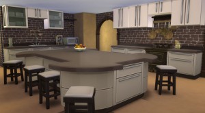 Golden Fantasy Castle Kitchen