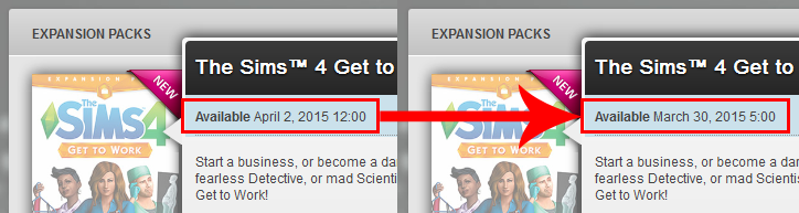 free origin account with sims 4 expansion packs