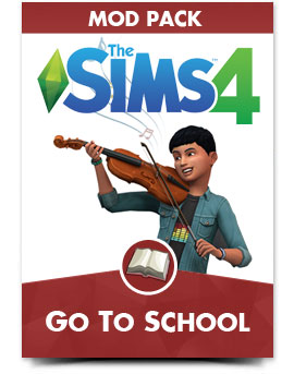 The Sims 4 Mod Pack Go To School