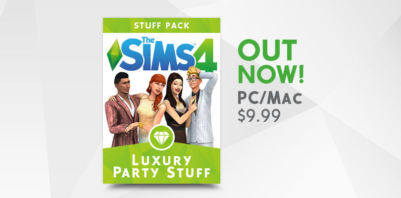 The Sims 4 Luxury Party Stuff out now