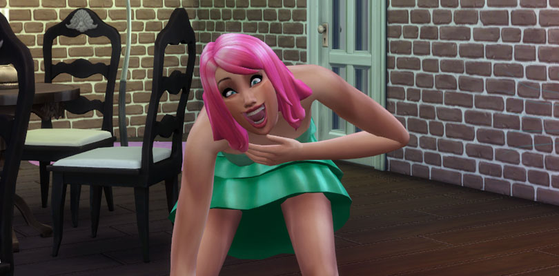 Die by Laughter in The Sims 4