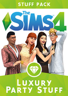 The Sims 4 Luxury Party Stuff Pack boxart
