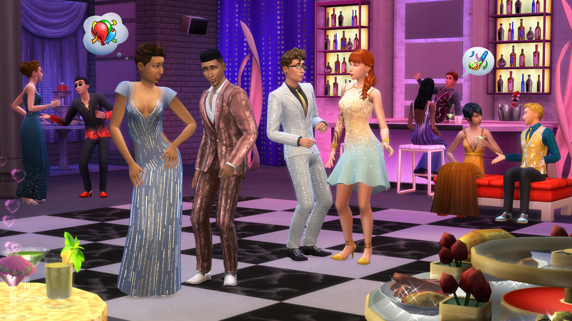 sims 4 party planner socials
