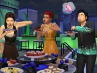 The Sims 4 Luxury Party Stuff Pack Buffet Table